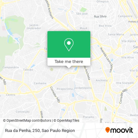 Rua da Penha, 250 map