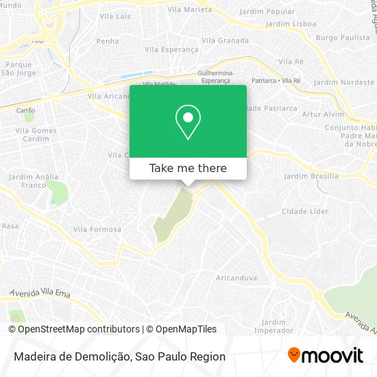 Madeira de Demolição map