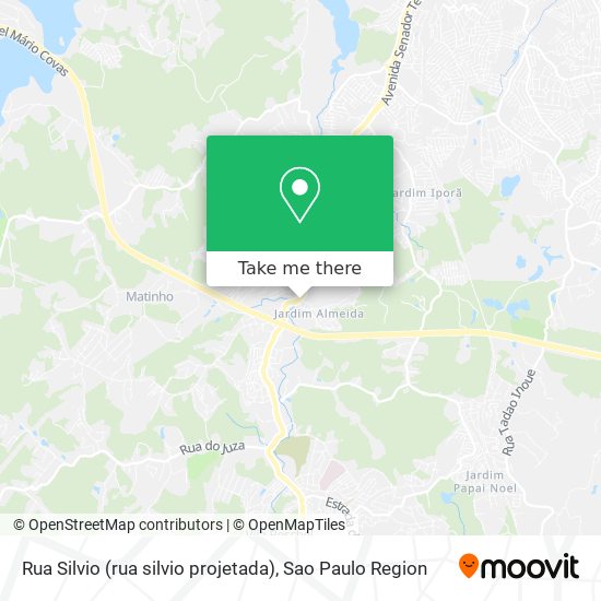 Rua Silvio (rua silvio projetada) map