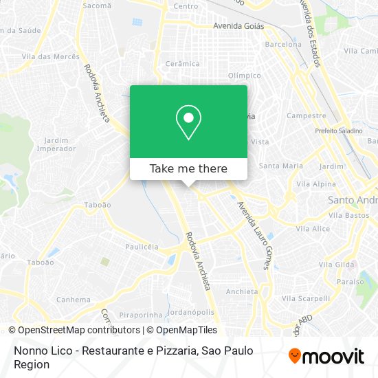 Mapa Nonno Lico - Restaurante e Pizzaria