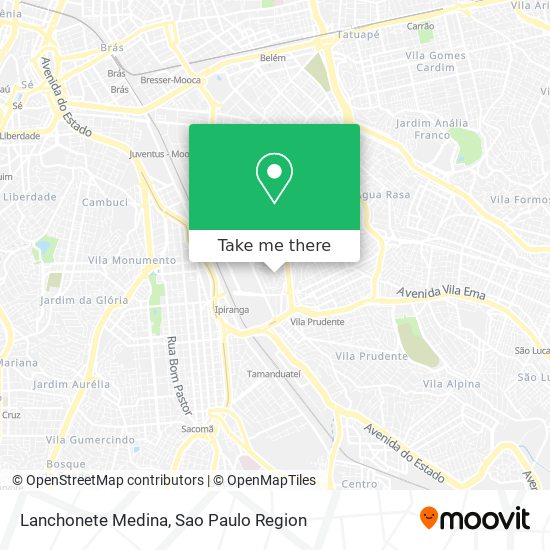 Lanchonete Medina map