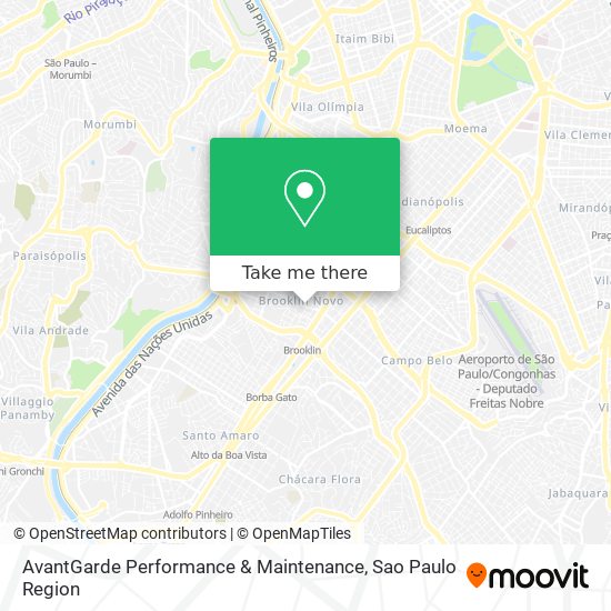 AvantGarde Performance & Maintenance map