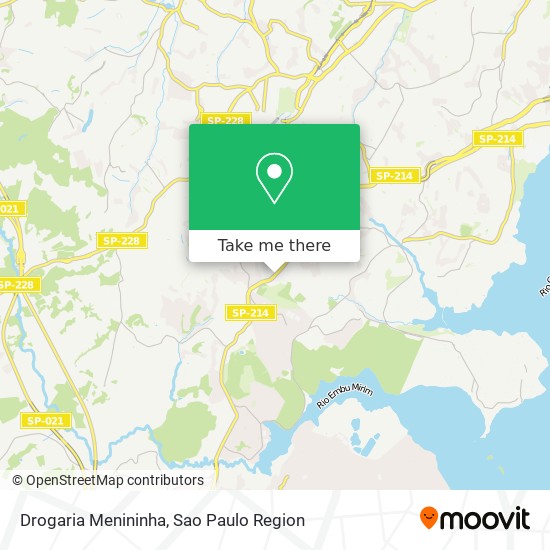 Mapa Drogaria Menininha