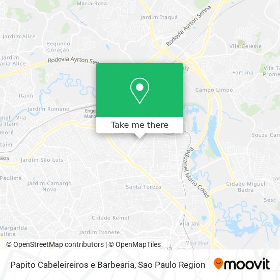 Papito Cabeleireiros e Barbearia map