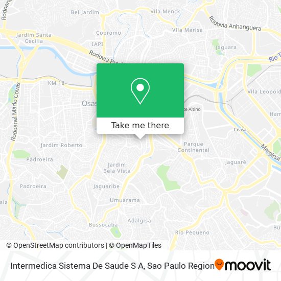 Intermedica Sistema De Saude S A map