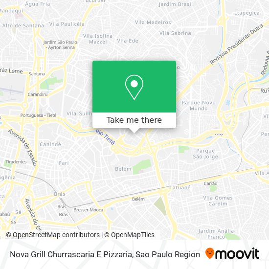 Nova Grill Churrascaria E Pizzaria map