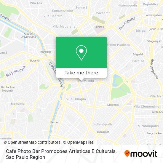 Mapa Cafe Photo Bar Promocoes Artisticas E Culturais