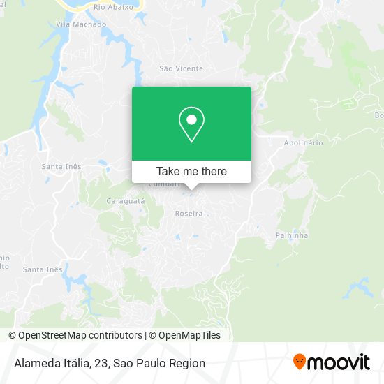 Alameda Itália, 23 map