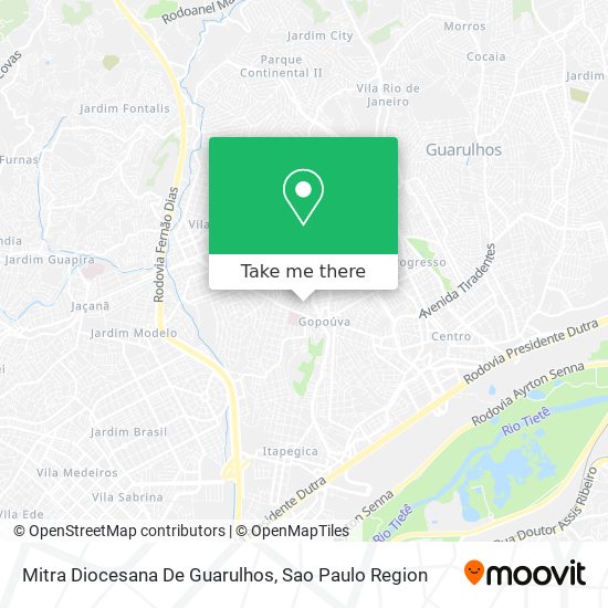Mitra Diocesana De Guarulhos map