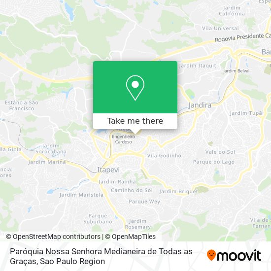 Paróquia Nossa Senhora Medianeira de Todas as Graças map
