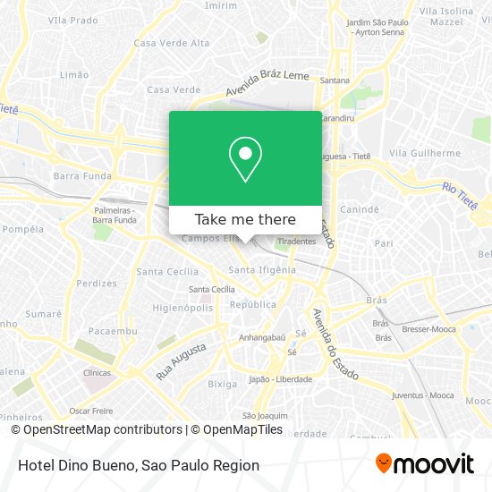 Mapa Hotel Dino Bueno