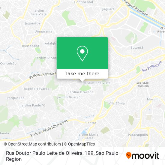 Rua Doutor Paulo Leite de Oliveira, 199 map