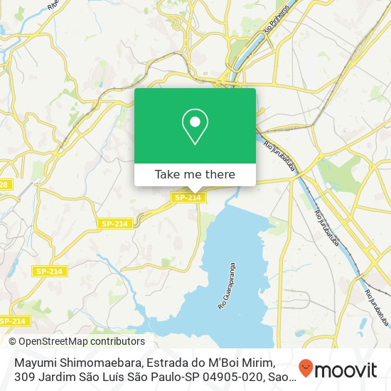 Mayumi Shimomaebara, Estrada do M'Boi Mirim, 309 Jardim São Luís São Paulo-SP 04905-020 map