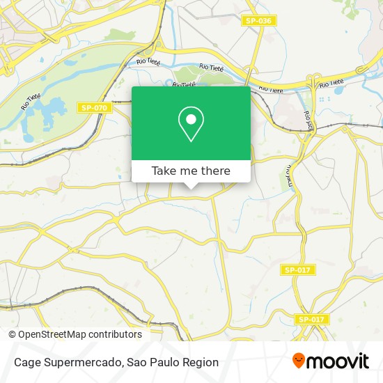 Mapa Cage Supermercado