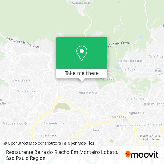 Restaurante Beira do Riacho Em Monteiro Lobato map