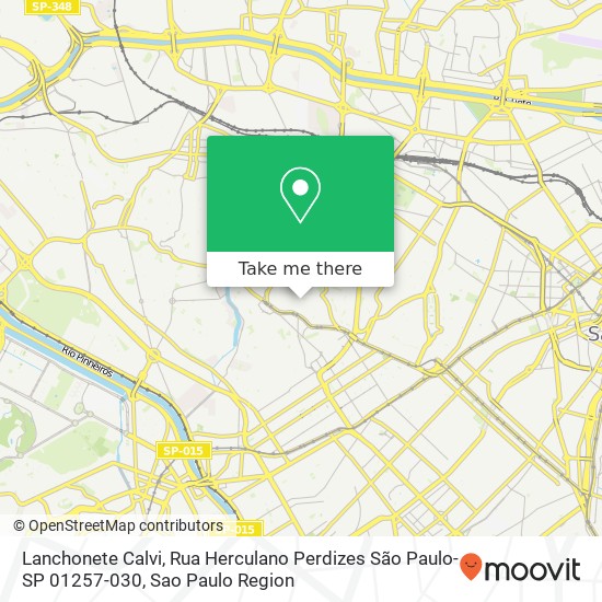 Lanchonete Calvi, Rua Herculano Perdizes São Paulo-SP 01257-030 map