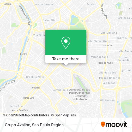 Grupo Avallon map