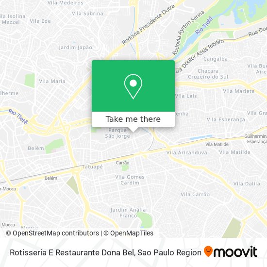 Rotisseria E Restaurante Dona Bel map