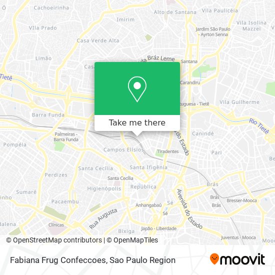 Fabiana Frug Confeccoes map