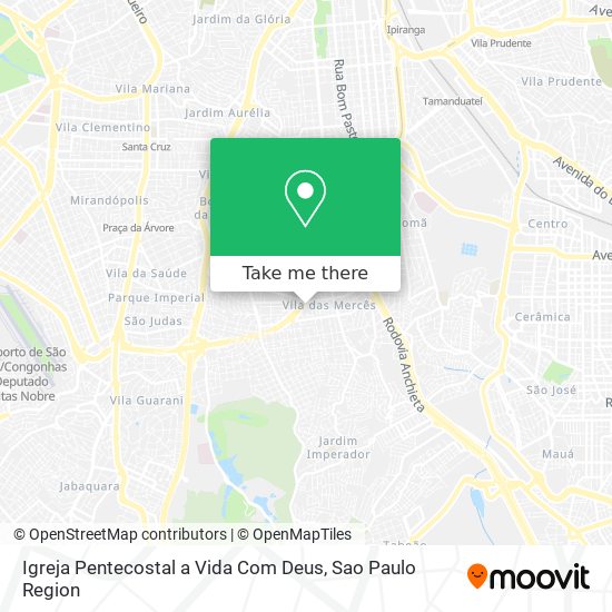 Mapa Igreja Pentecostal a Vida Com Deus