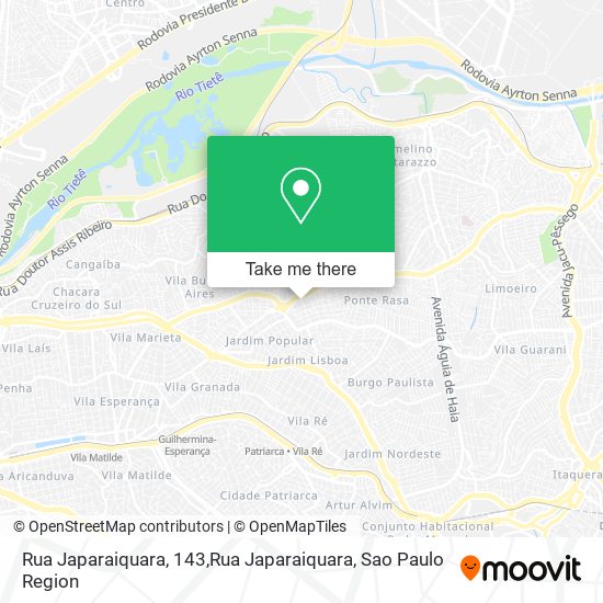 Rua Japaraiquara, 143,Rua Japaraiquara map