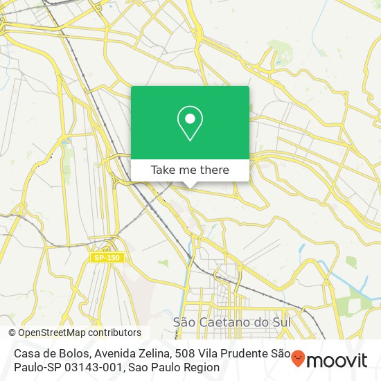 Casa de Bolos, Avenida Zelina, 508 Vila Prudente São Paulo-SP 03143-001 map