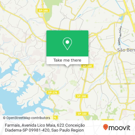 Farmais, Avenida Lico Maia, 622 Conceição Diadema-SP 09981-420 map
