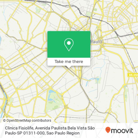 Clinica Fisiolife, Avenida Paulista Bela Vista São Paulo-SP 01311-000 map