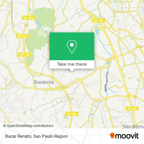 Bazar Renato map