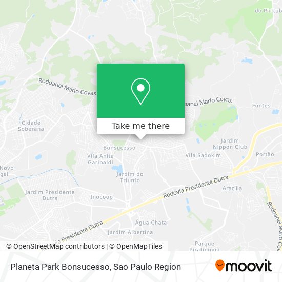 Planeta Park Bonsucesso map