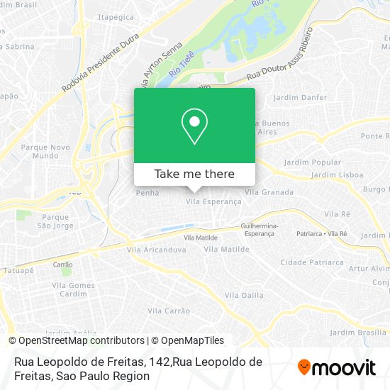 Mapa Rua Leopoldo de Freitas, 142,Rua Leopoldo de Freitas