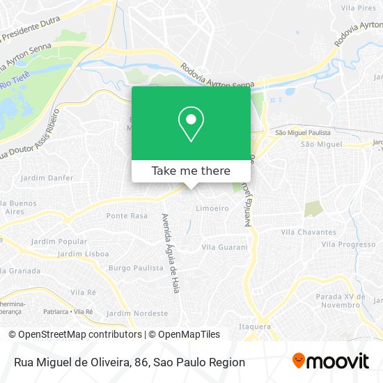 Rua Miguel de Oliveira, 86 map