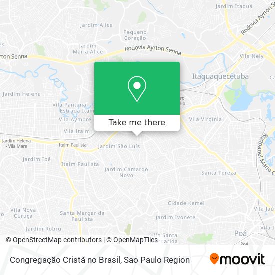 Congregação Cristã no Brasil map