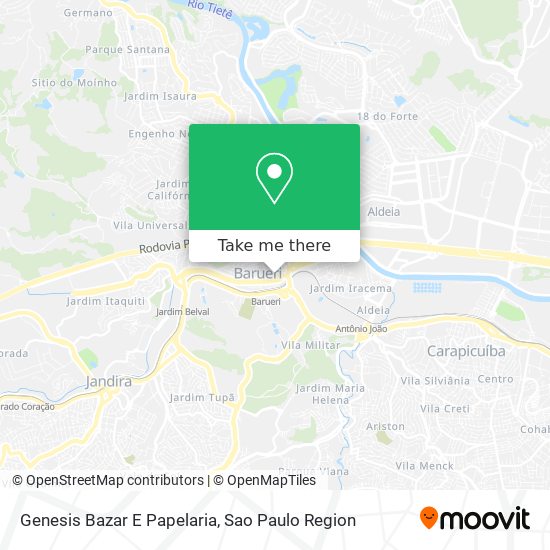 Genesis Bazar E Papelaria map