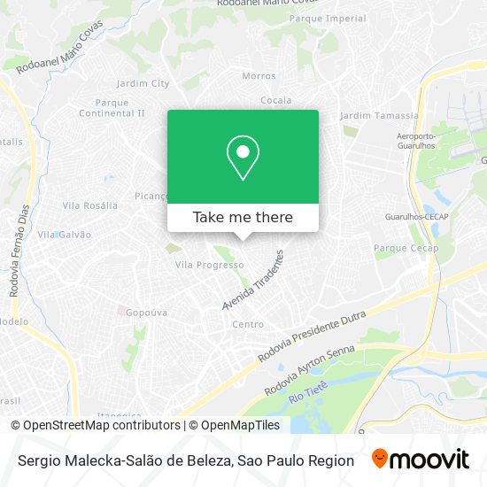 Mapa Sergio Malecka-Salão de Beleza