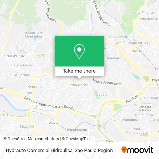 Mapa Hydrauto Comercial Hidraulica