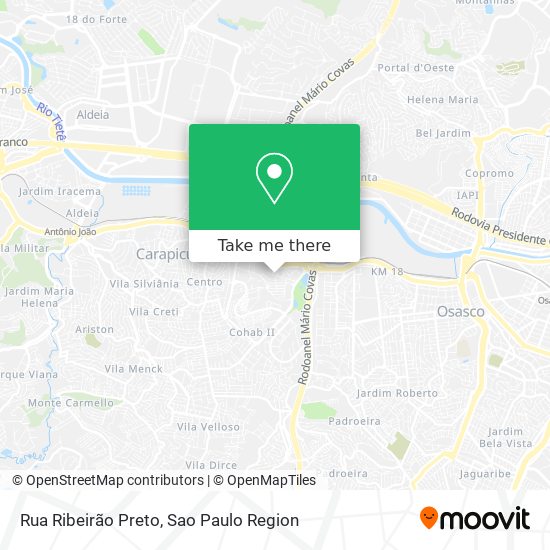 Rua Ribeirão Preto map