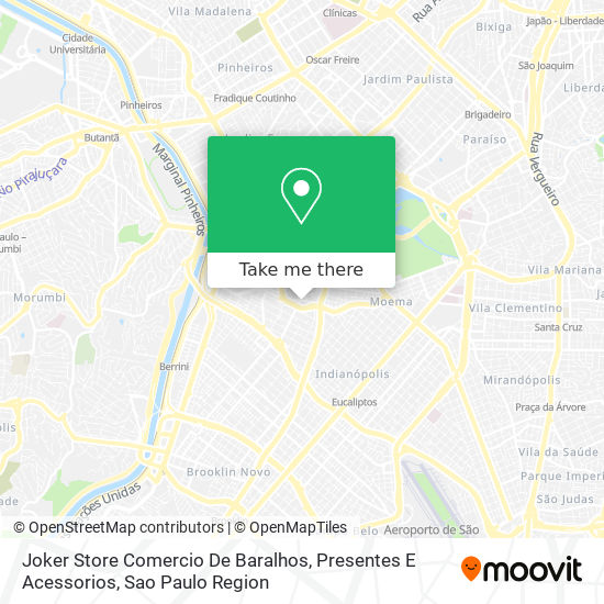 Joker Store Comercio De Baralhos, Presentes E Acessorios map