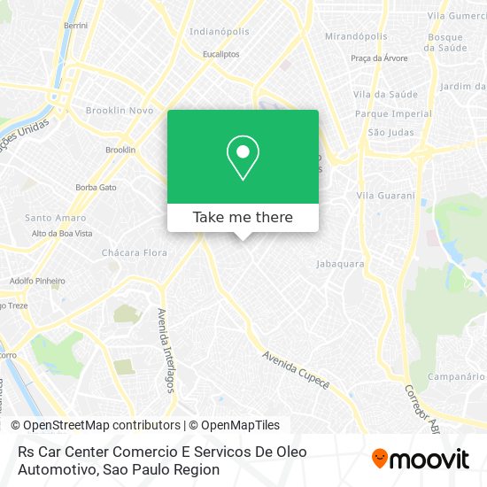Rs Car Center Comercio E Servicos De Oleo Automotivo map