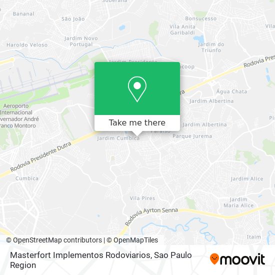 Masterfort Implementos Rodoviarios map