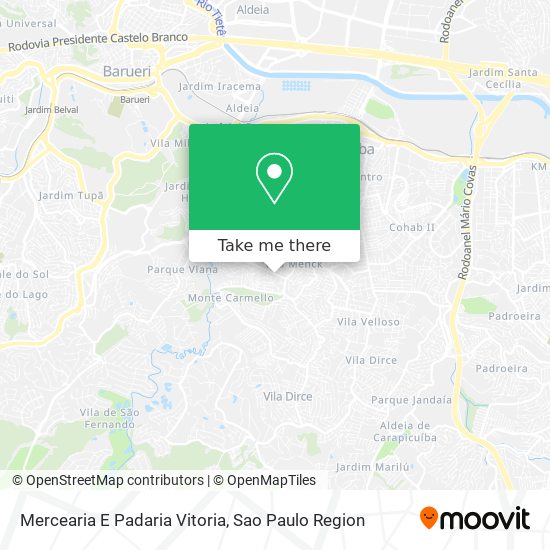 Mercearia E Padaria Vitoria map
