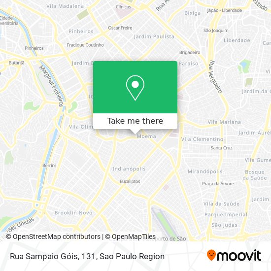 Mapa Rua Sampaio Góis, 131