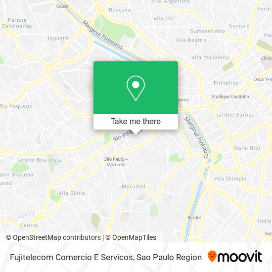 Fujitelecom Comercio E Servicos map
