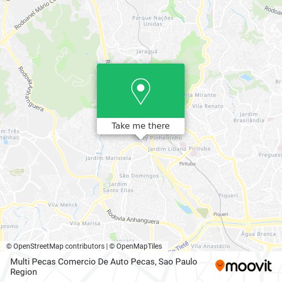 Mapa Multi Pecas Comercio De Auto Pecas