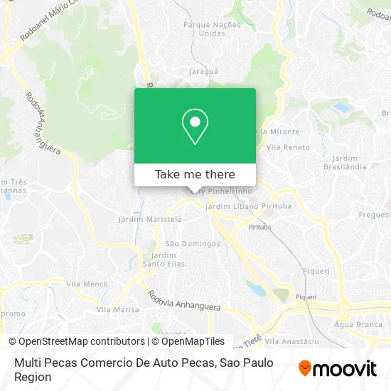Multi Pecas Comercio De Auto Pecas map