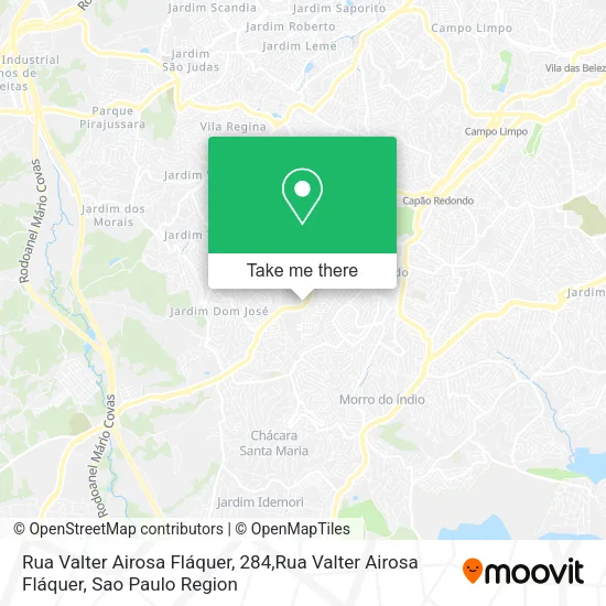 Rua Valter Airosa Fláquer, 284,Rua Valter Airosa Fláquer map