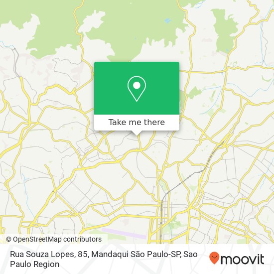 Rua Souza Lopes, 85, Mandaqui São Paulo-SP map