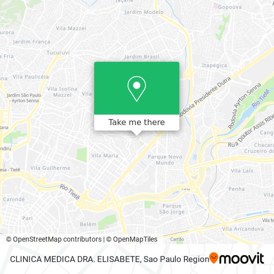 CLINICA MEDICA DRA. ELISABETE map