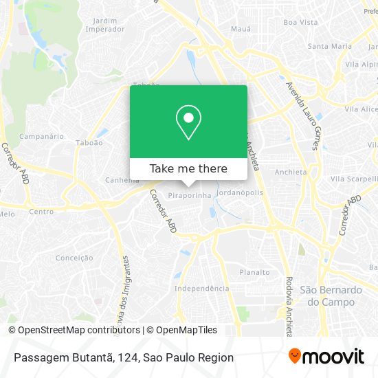 Passagem Butantã, 124 map