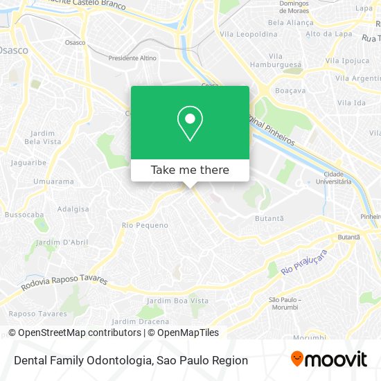 Mapa Dental Family Odontologia